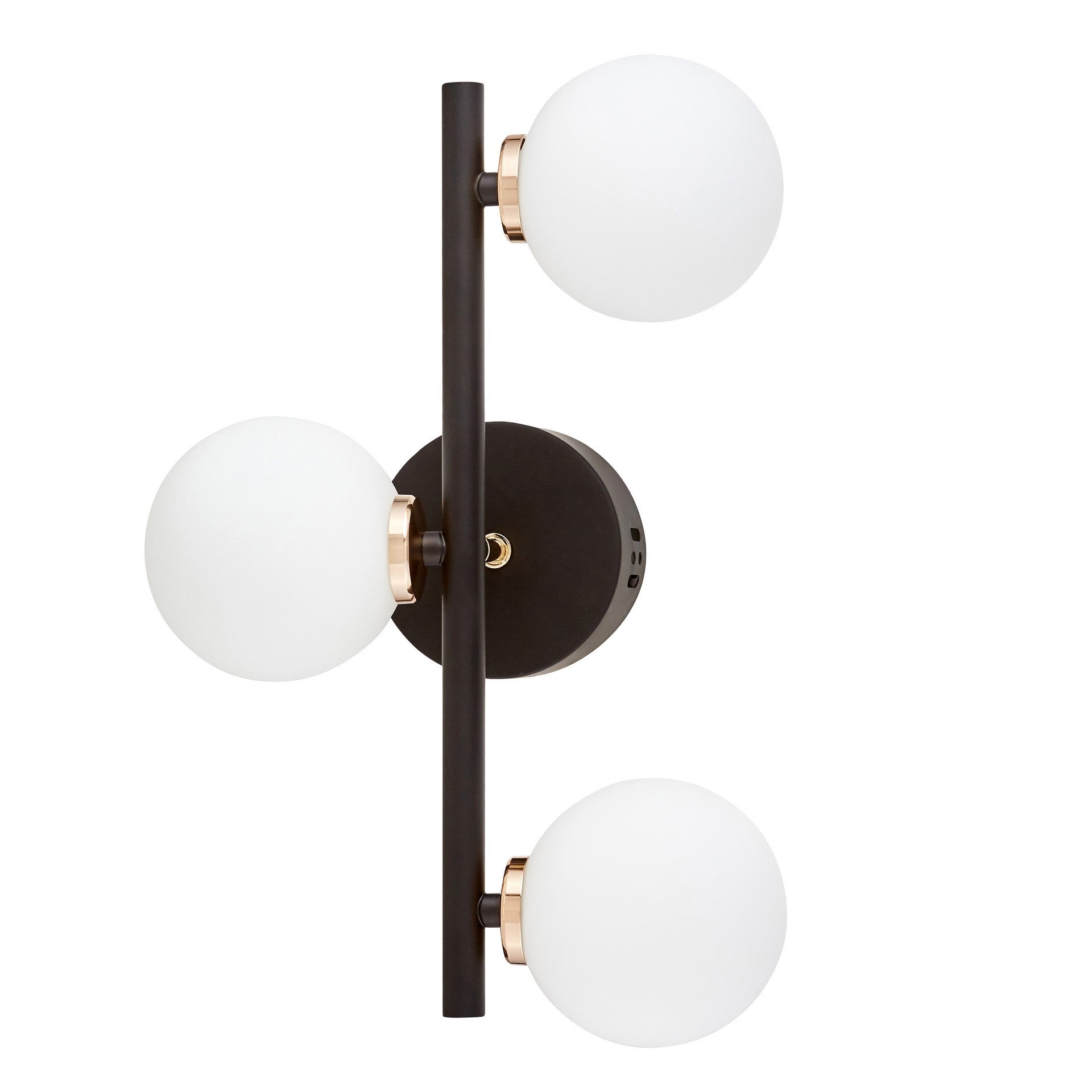 WALL LAMP WALL LAMP MODERN BLACK AND GOLD MARSIAD W3 - LuminaLux