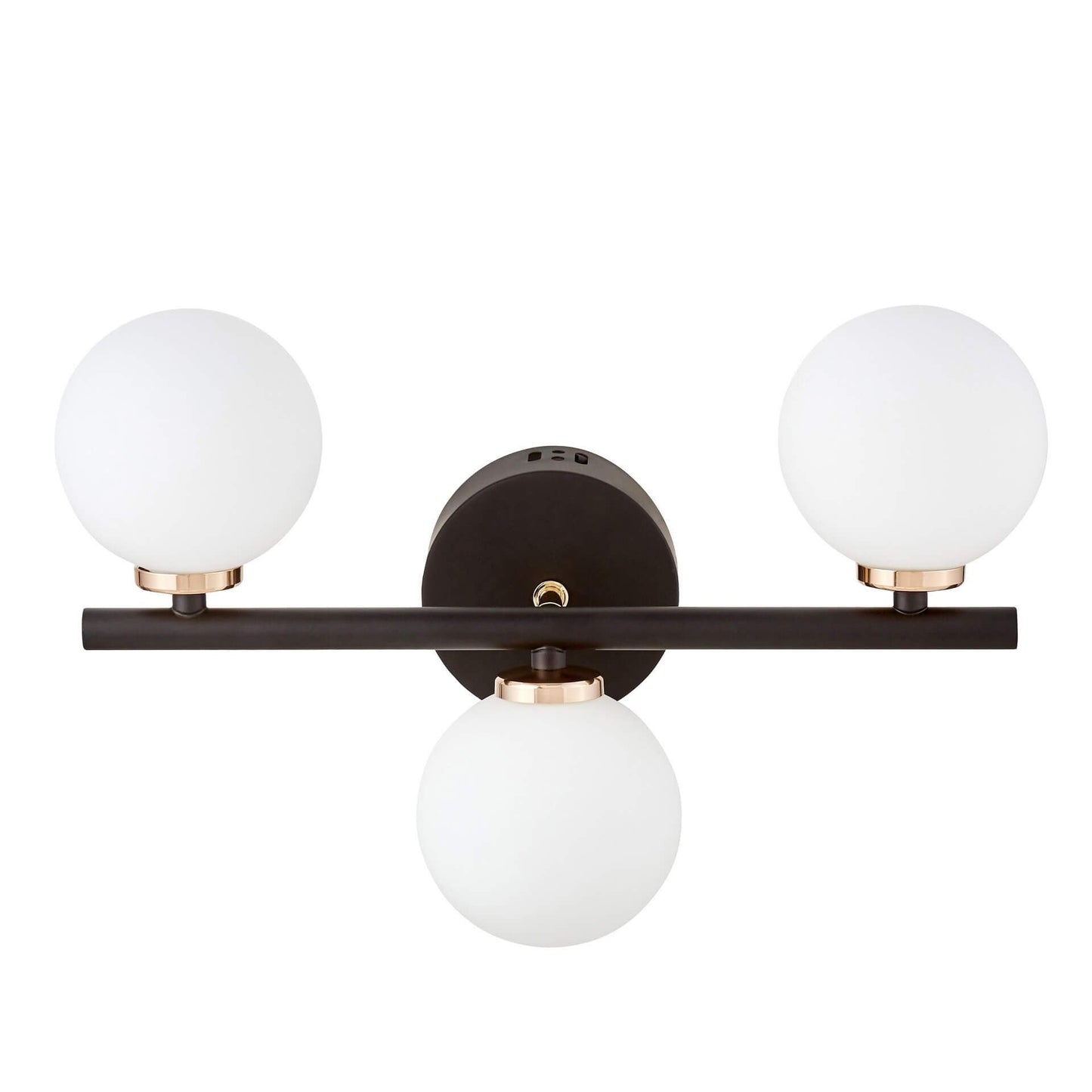 WALL LAMP WALL LAMP MODERN BLACK AND GOLD MARSIAD W3 - LuminaLux