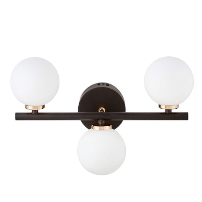 WALL LAMP WALL LAMP MODERN BLACK AND GOLD MARSIAD W3 - LuminaLux