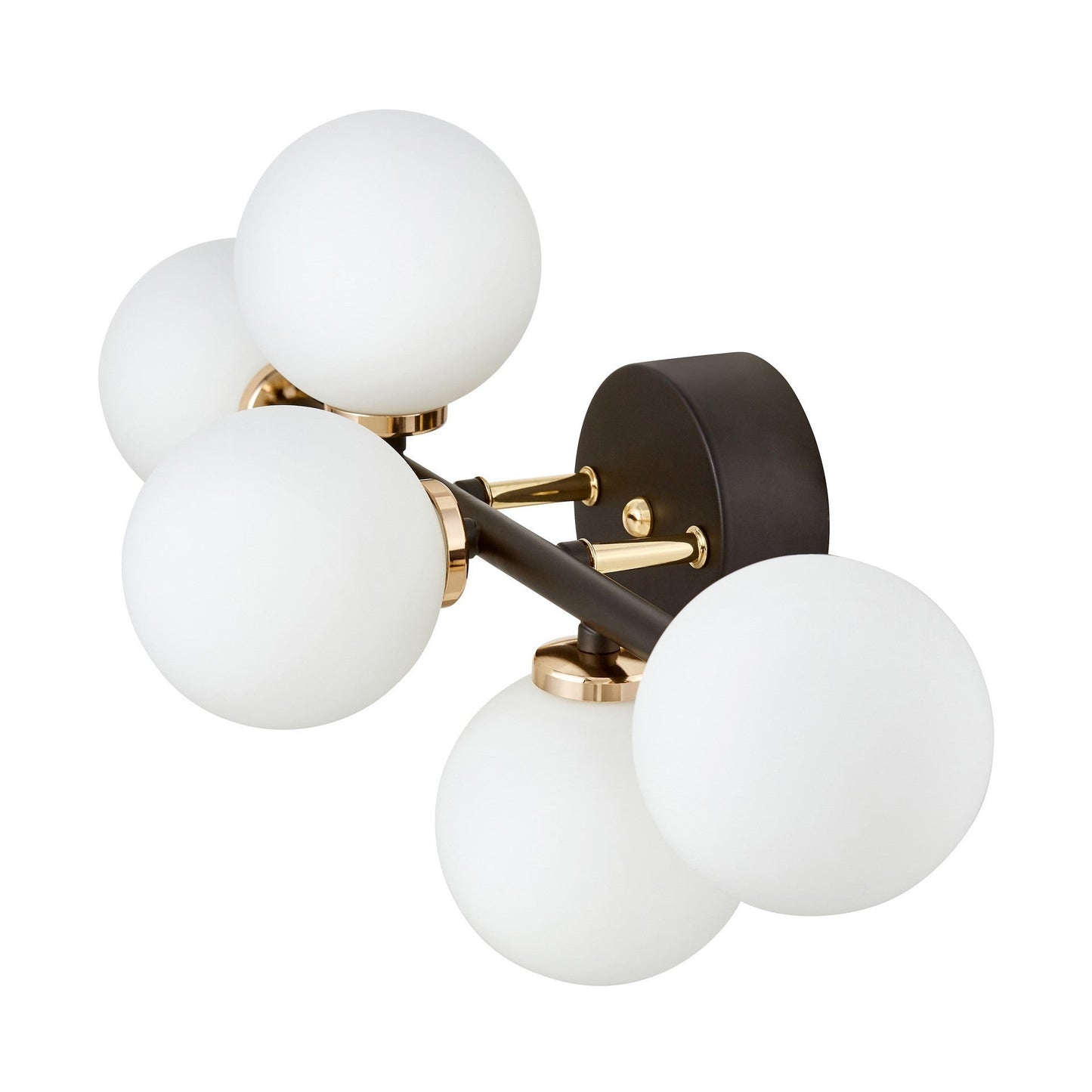 WALL LAMP WALL LAMP MODERN BLACK AND GOLD MARSIAD W5 - LuminaLux