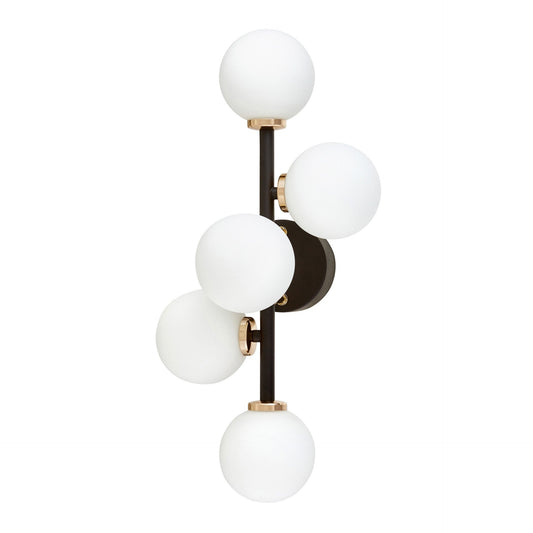 WALL LAMP WALL LAMP MODERN BLACK AND GOLD MARSIAD W5 - LuminaLux