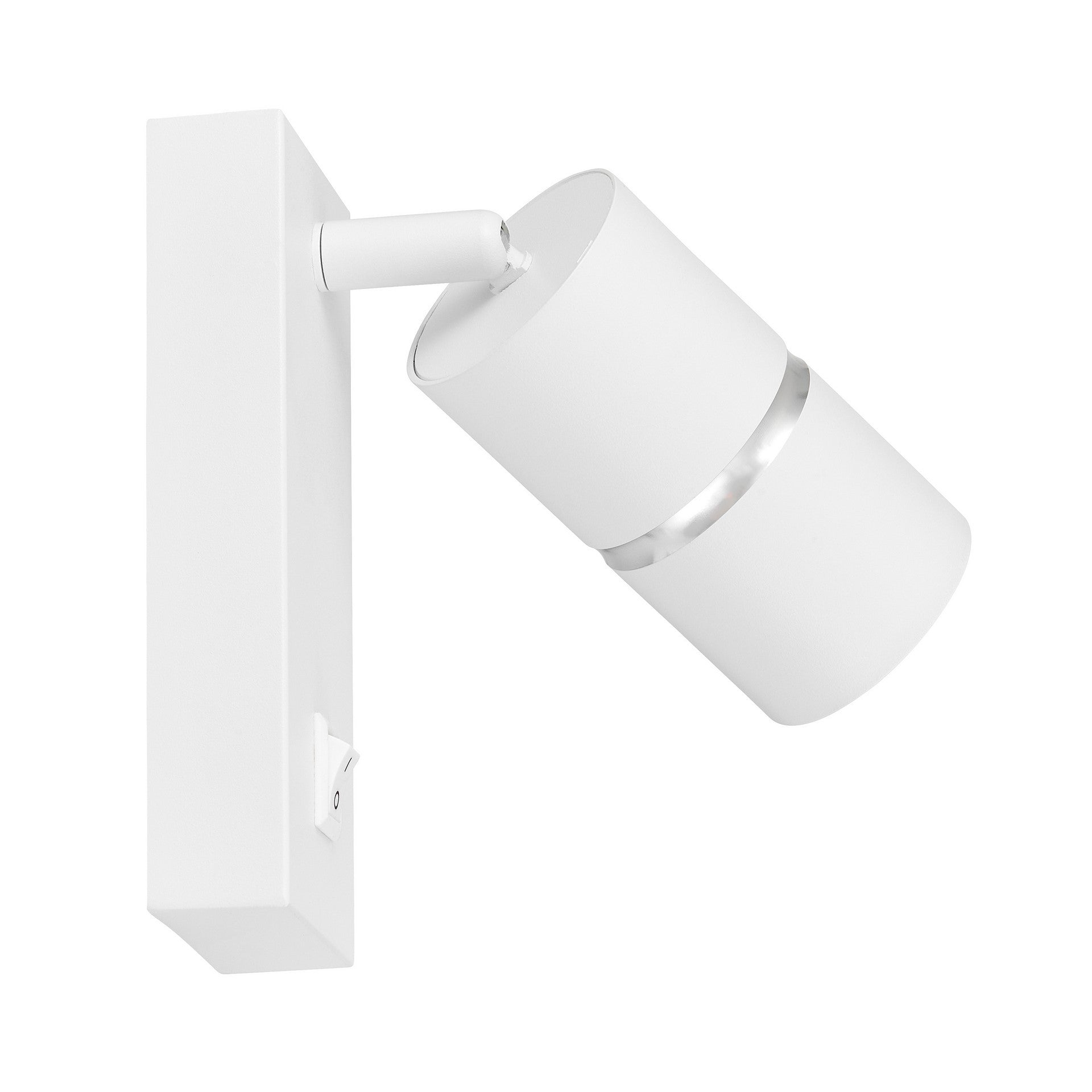 WALL LAMP WALL LAMP MODERN WHITE AND SILVER ASTI PRO - LuminaLux