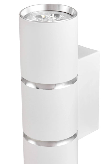 WALL LAMP WALL LAMP MODERN WHITE - CHROME ASTI W2 - LuminaLux